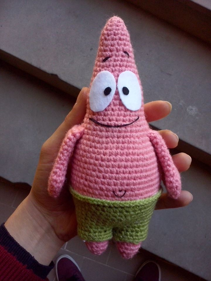 Patrick Estrela Bob Esponja Croche Uma Arte