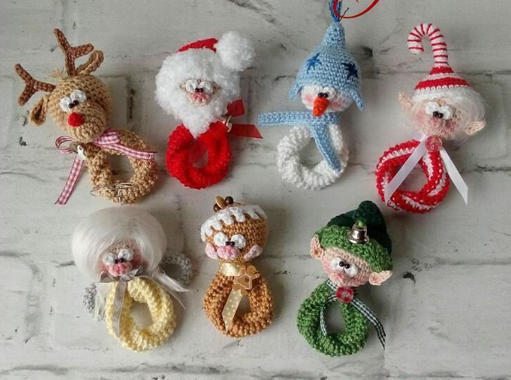 Enfeites Natalinos de Crochê - Croche Uma Arte