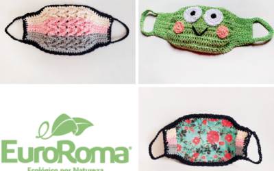 Mascaras de Crochê Adulto e Infantil