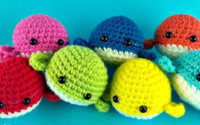 Mini Baleia #Amigurumi