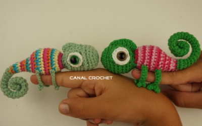 Camaleao Receita Amigurumi