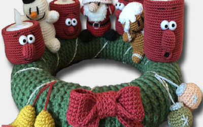 Receita Passo a Passo GUIRLANDA DE NATAL Amigurumi Grátis