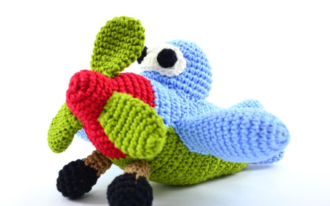Avião Amigurumi