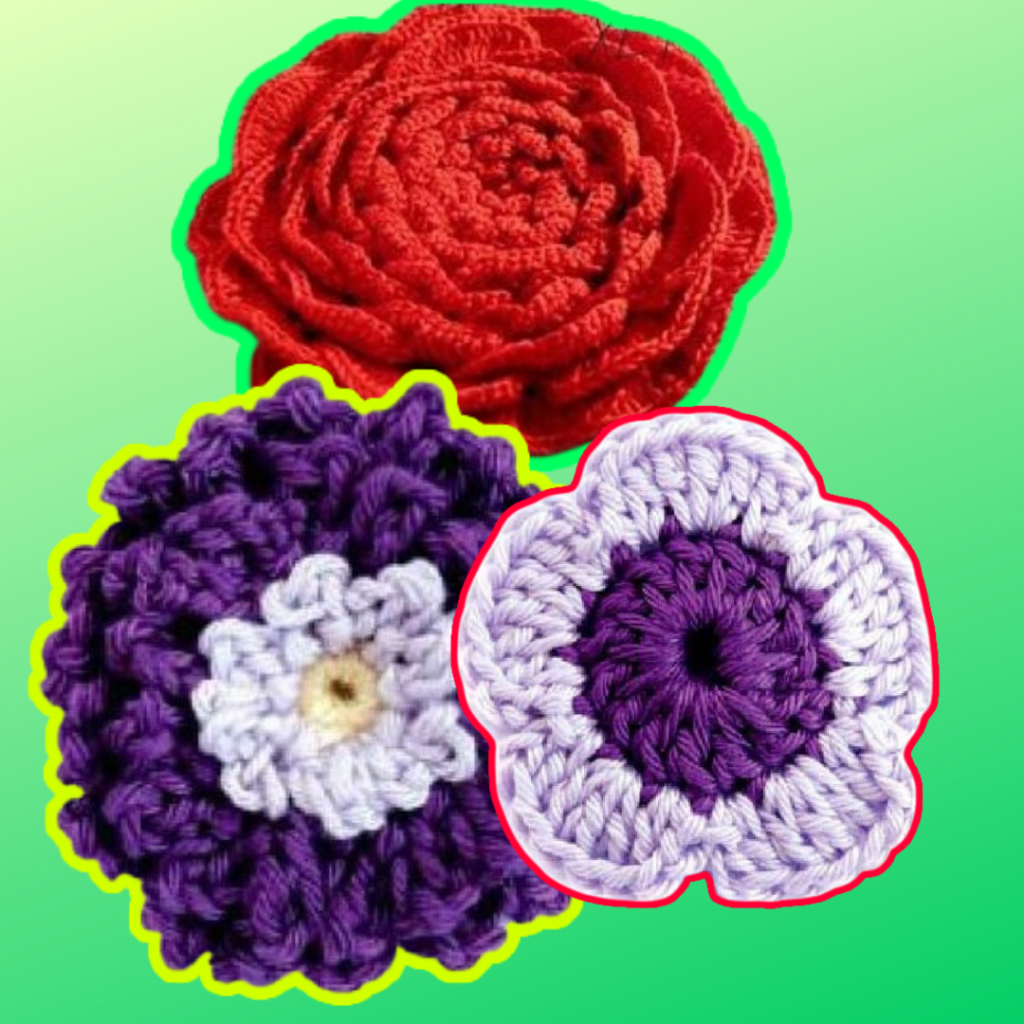 Flores de Crochê