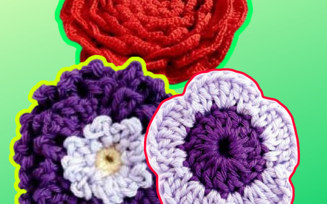 Flores de Crochê