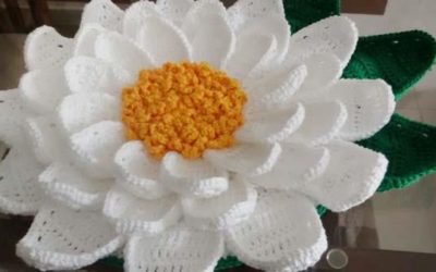 Tolha de Mesa Flor Margarida – Barroco Maxcolor