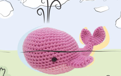Baleia Rosa Amigurumi