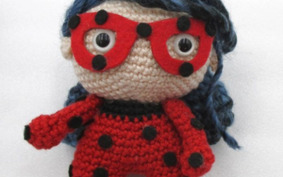 Boneca LadyBug Amigurumi Receita Passo a Passo