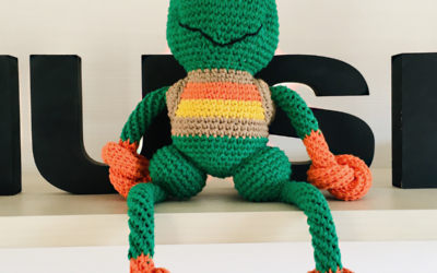 Amigurumi Sapo Kevin Nós Receita Passo a Passo