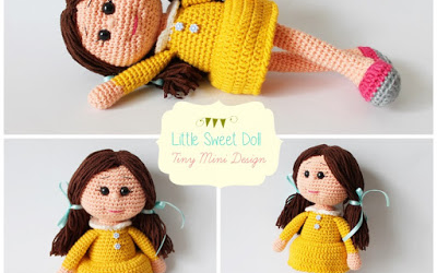 Boneca Pequena Amigurumi