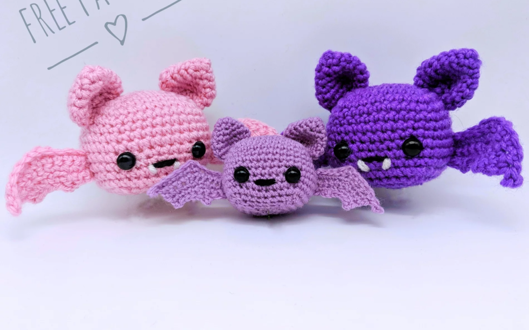 Mini Morcego Amigurumi Receita Passo a Passo