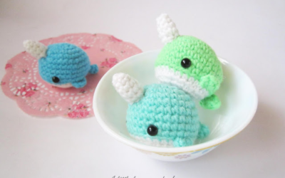 Mini Narhal Amigurumi