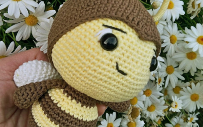 Abelha Amigurumi Receita Passo a Passo