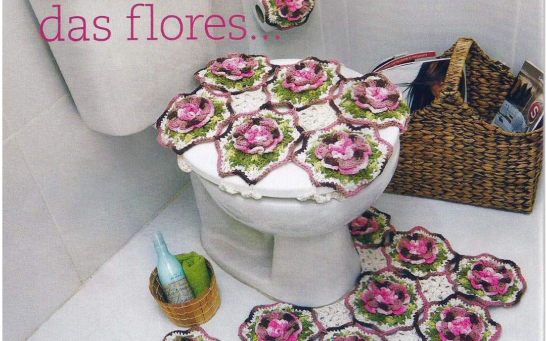 Jogo de Banheiro | Beleza das Flores | Receita Naturelle