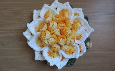 Flor de Crochê | Mega Luxo