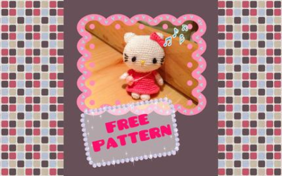 Hello Kitty Amigurumi Receita Passo a Passo