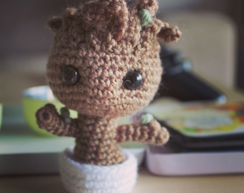 Baby Groot | Amigurumi Receita Passo a Passo