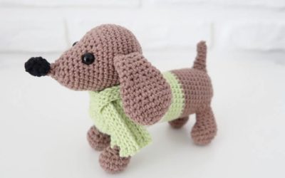 Cão Salsicha Amigurumi – Croche Uma Arte