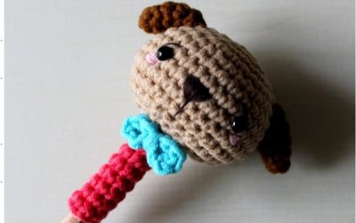 Cachorrinho Ponteira de Lápis – Croche Uma Arte