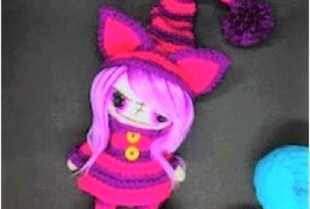Boneca Gotica Amigurumi – Croche Uma Arte