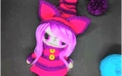 Boneca Gotica Amigurumi – Croche Uma Arte