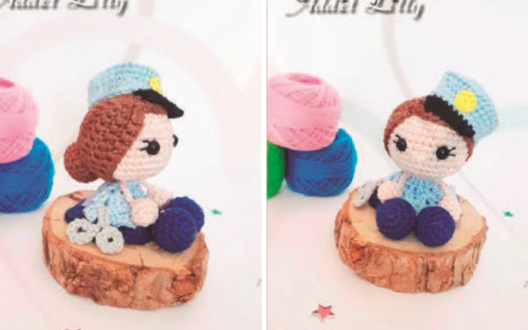 Boneca Policial Bambola – Croche Uma Arte