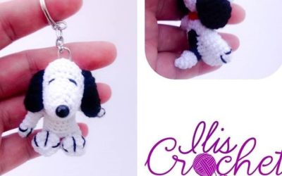 Chaveiro Cachorro Snoop – croche uma arte