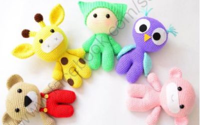 5 Amigurumis – Ursinho 5/5