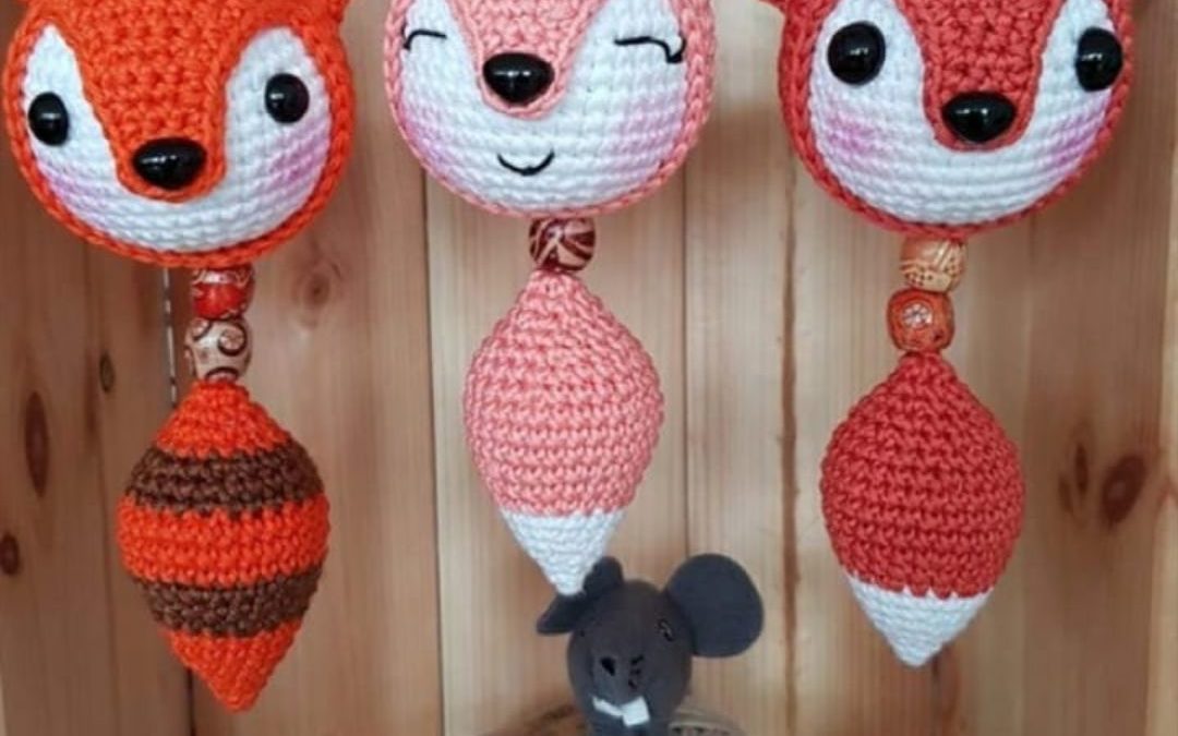 Chaveiro Raposa – Croche uma Arte