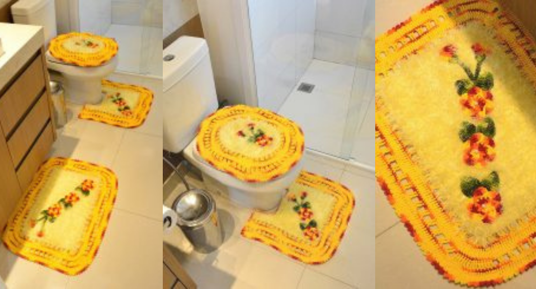 Jogo de Banheiro Aureo | Receita e Grafico Passo a Passo