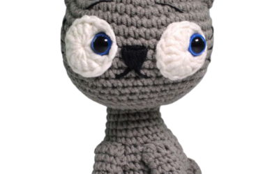 Gatinho Fumaça Amigurumi | Receita Passo a Passo