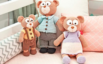Familia Urso Amigurumi | Receita Passo a Passo