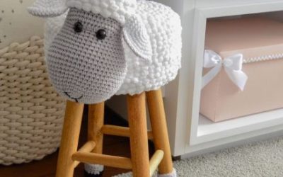 Banquinho Ovelha Amigurumi | Receita Passo a Passo