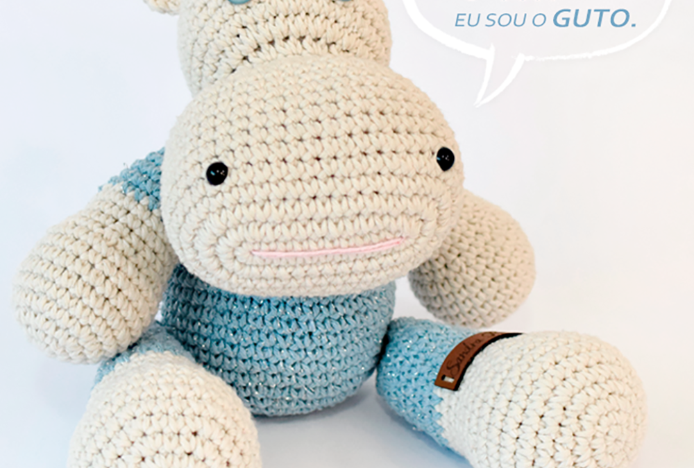 Hipopótamo Guto Amigurumi | Receita Passo a Passo
