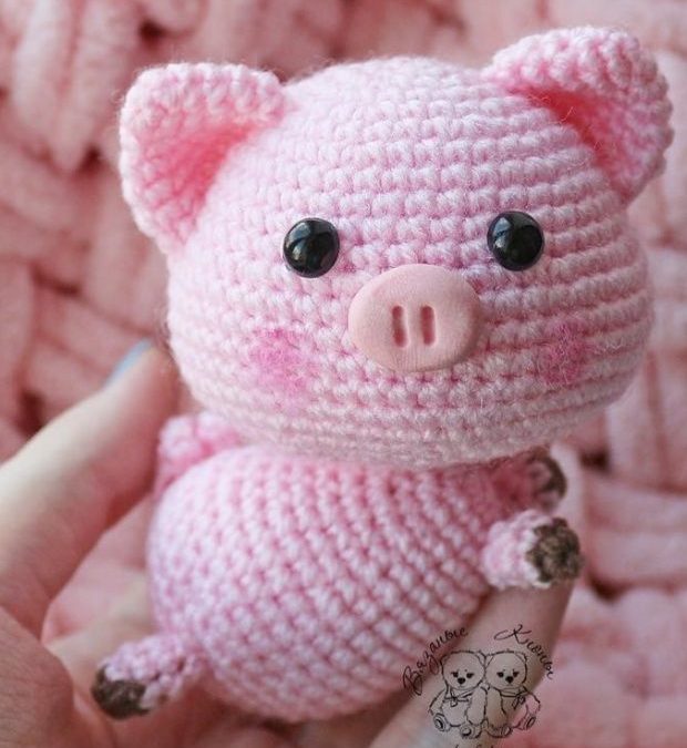 Porquinho Mini | Amigurumi Receita Passo a Passo