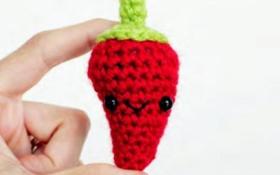 Pimenta Vermelha Amigurumi | Receita Passo a Passo