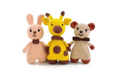 3 Amiguinhos | Girafa Coelho e Urso