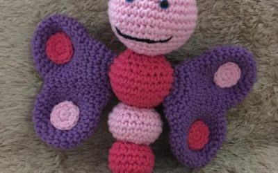 Borboleta Amigurumi