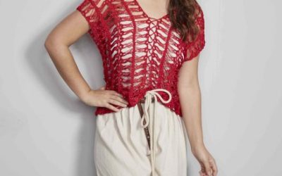 Blusa de Croche de Grampo