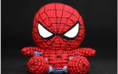 Boneco Homem Aranha Amigurumi