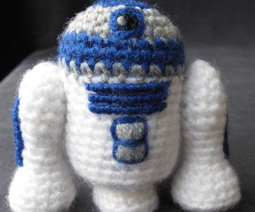 Star War R2 D2 Mini Amigurumi