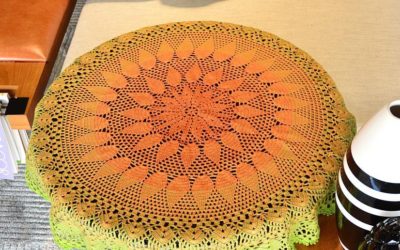 Toalha de Mesa Citrico em Croche