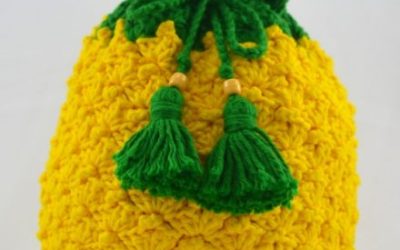 Bolsa de Crochê Abacaxi