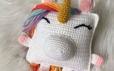 Almofada Unicorni Amigurumi