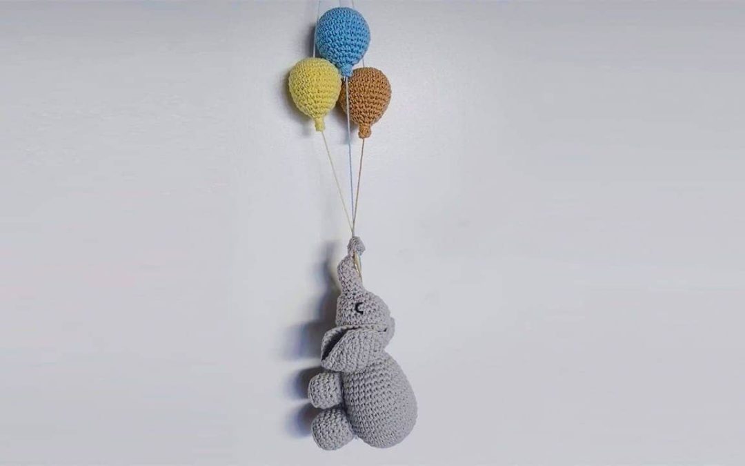 Mini Elefante com os seus Balões