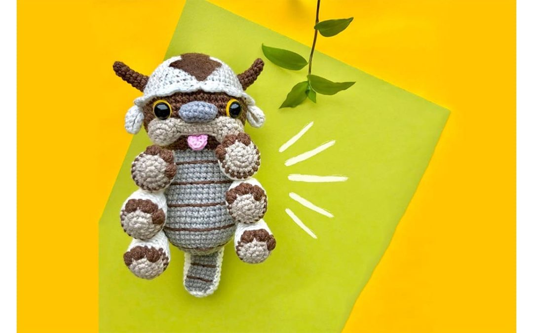Appa o Avatar Bisonte Amigurumi