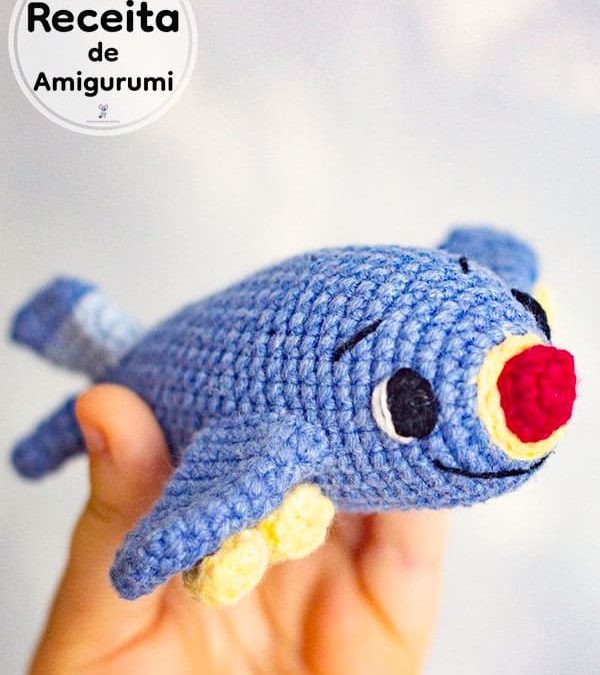 Avião Feliz | Amigurumi Receita Passo a Passo