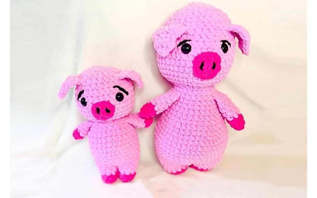 Pelucia Mamae Porca Amigurumi Receita Passo a Passo