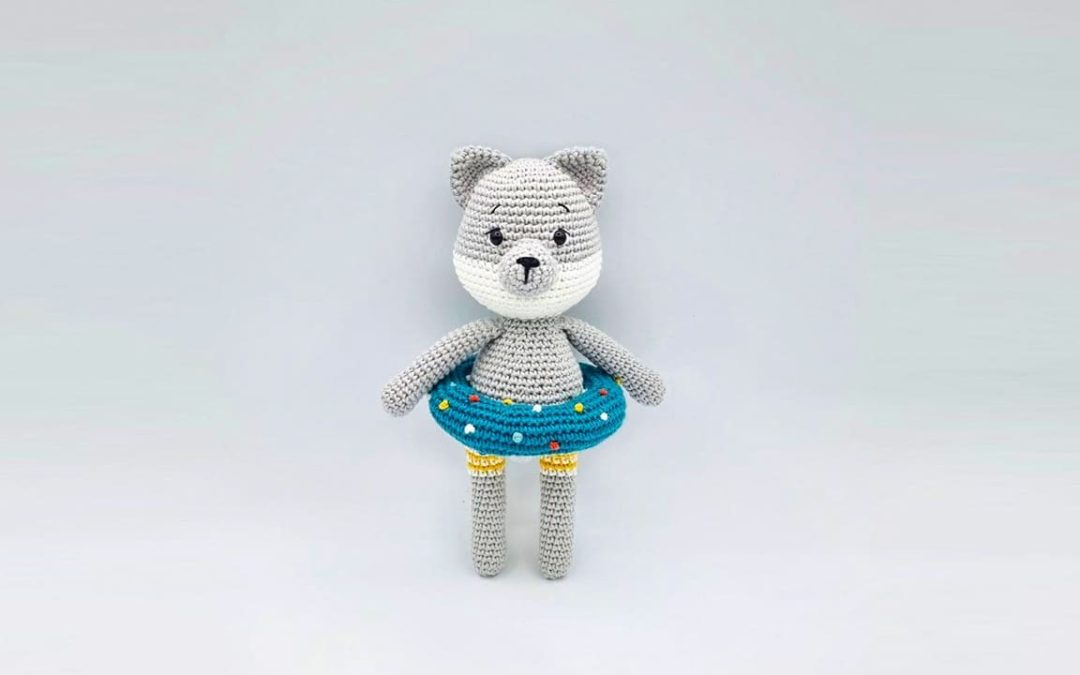 Urso Nadador Amigurumi | Receita Passo a Passo