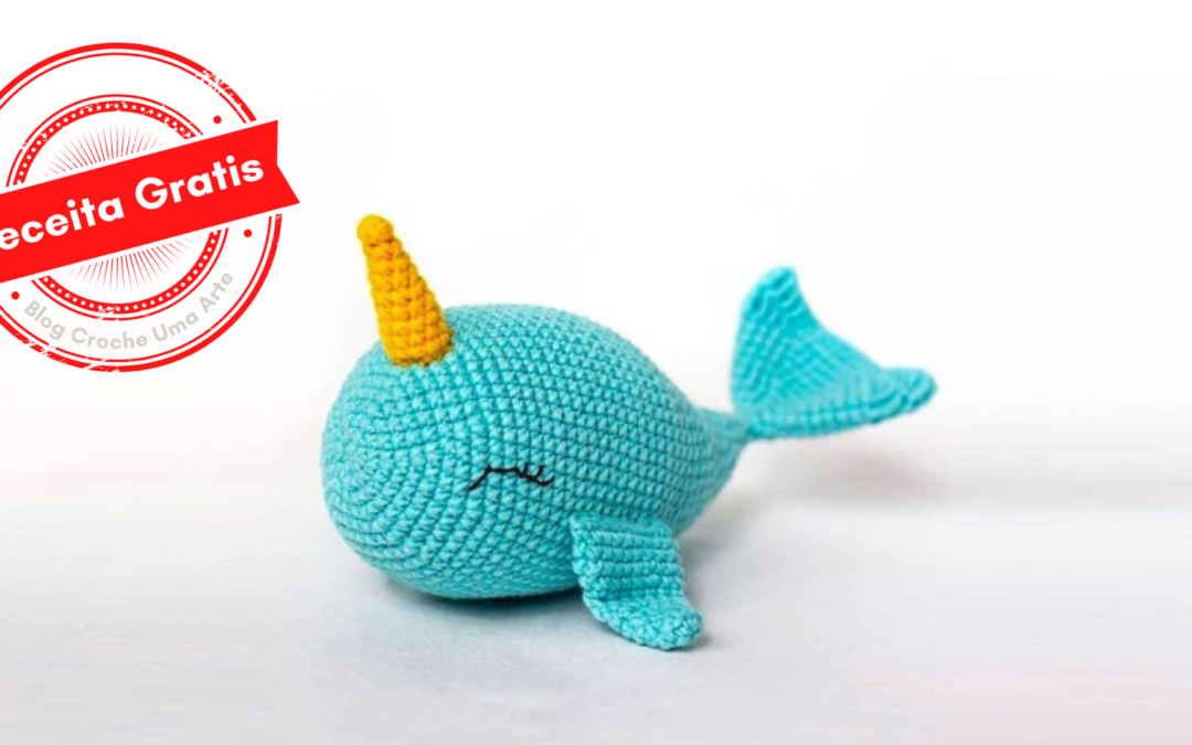 Baleia Unicornio | Receita de Amigurumis GRATIS Passo a Passo